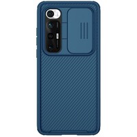 Чехол-накладка Nillkin CamShield Pro Синяя для Xiaomi Mi10S