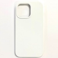 Силиконовый чехол Liquid Silicone Case с закрытым низом белый для Apple iPhone 13 Pro