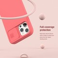 Силиконовая накладка с пластиной Magsafe Nillkin CamShield Silky Magnetic Silicone Case Зеленая для Apple iPhone 12 Pro Max(#8)