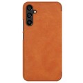 Кожаный чехол Nillkin Qin Leather Case Коричневый  для Samsung Galaxy A34(#2)