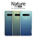 Силиконовый чехол Nillkin Nature TPU Case Прозрачный для Samsung Galaxy S10(#4)