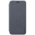 Полиуретановый чехол книга Nillkin Sparkle Leather Case Black (Черный) для Samsung Galaxy C8\ J7 Plus(#1)