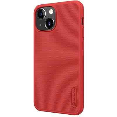 Пластиковый чехол с подставкой Nillkin Super Frosted Shield Pro Красный для Apple iPhone 13 mini(3)
