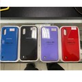 Силиконовый чехол Silicone case черный для Samsung Galaxy A01(#2)