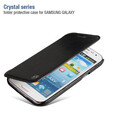 Кожаный чехол HOCO Crystal leather Case Black для Samsung i8552 Galaxy Win Duos(#1)