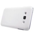 Пластиковый чехол с пленкой Nillkin Super Frosted Shield White для Samsung Galaxy E7(#2)