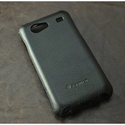 Кожаный чехол книга Armor Case Black для Samsung i9070 Galaxy S Advance(3)
