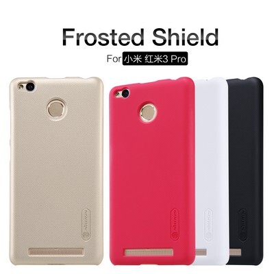 Пластиковый чехол с пленкой Nillkin Super Frosted Shield Black для Xiaomi RedMi 3 Pro/RedMi 3S(4)