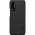 Пластиковый чехол с подставкой Nillkin Super Frosted Shield Черный для Huawei Honor 30 Pro(#1)