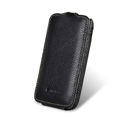 Кожаный чехол книга Melkco Leather Case Black LC для Samsung i8160 Galaxy Ace 2(2)