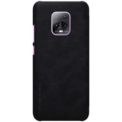 Кожаный чехол Nillkin Qin Leather Case Черный для Xiaomi Redmi 10X 5G ( 10X Pro 5G)(2)