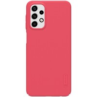 Пластиковый чехол с подставкой Nillkin Super Frosted Shield Красный для Samsung Galaxy A23