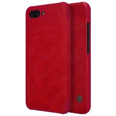 Кожаный чехол Nillkin Qin Leather Case Красный для Huawei Honor 10(4)