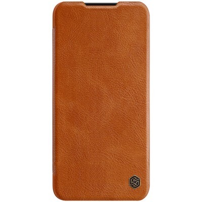 Кожаный чехол Nillkin Qin Leather Case Коричневый для Xiaomi Mi CC9 (Mi9 Lite)(1)