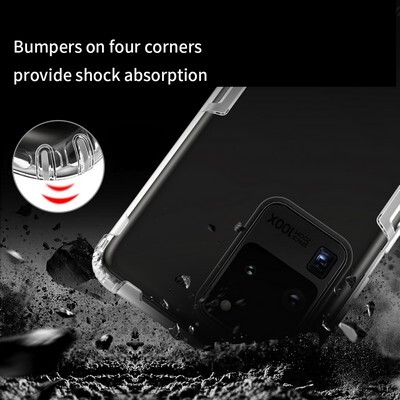 Силиконовый чехол Nillkin Nature TPU Case Прозрачный для Samsung Galaxy S20 Ultra(4)