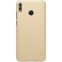 Пластиковый чехол с подставкой Nillkin Super Frosted Shield Золотой для Huawei Honor 8X Max