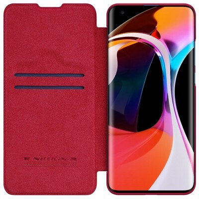 Кожаный чехол Nillkin Qin Leather Case Черный для Xiaomi Mi10(3)