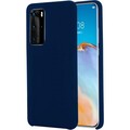 Силиконовый чехол Silicone Case синий для Huawei P40(#1)