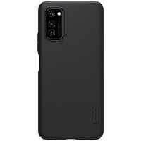 Пластиковый чехол с подставкой Nillkin Super Frosted Shield Черный для Huawei Honor V30 / Honor V30 Pro