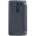Полиуретановый чехол Nillkin Sparkle Leather Case Black для LG V10(#2)