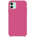 Силиконовый чехол красно-розовый для Apple iPhone 11(#1)