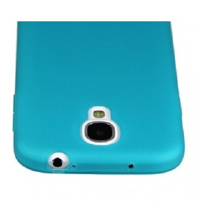 Силиконовый чехол TPU Usams Jelly Blue для Samsung i9500 Galaxy S4(4)