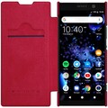 Кожаный чехол Nillkin Qin Leather Case Коричневый для Sony XA2 Plus(#3)