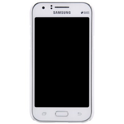 Пластиковый чехол с пленкой Nillkin Super Frosted Shield White для Samsung Galaxy J1(2)