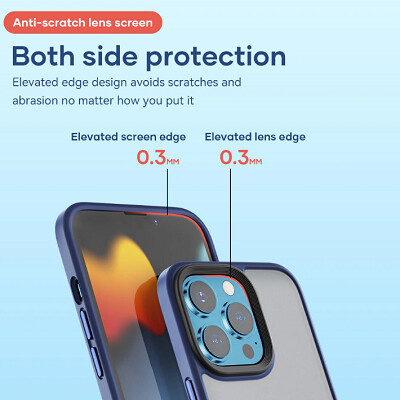 Защитный чехол Rock Guard Series Case Matte синий для Apple iPhone 13 Pro Max(5)