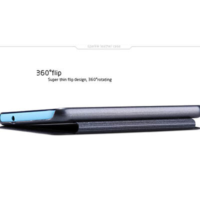 Полиуретановый чехол Nillkin Sparkle Leather Case Black для HTC Desire EYE(3)