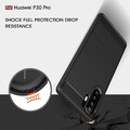 Защитный чехол UniCase Carbon черный для Huawei P30 Pro(#2)