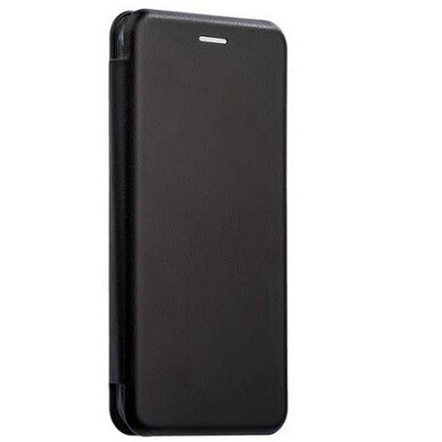Чехол-книга на основе из силикона Book Case New 3D черный для Xiaomi Redmi 9(2)