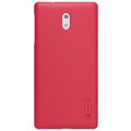 Пластиковый чехол с пленкой Nillkin Super Frosted Shield Red для Nokia 3(#1)