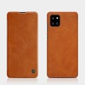 Кожаный чехол Nillkin Qin Leather Case Коричневый для Samsung Galaxy Note 10 Lite(#4)