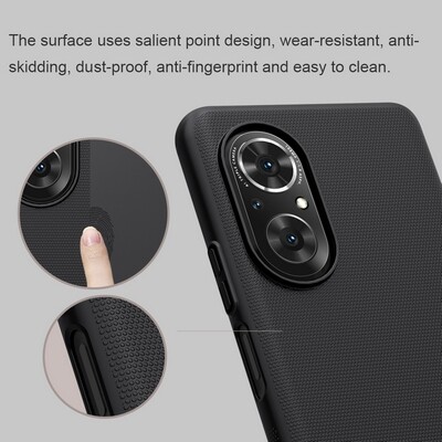 Пластиковый чехол с подставкой Nillkin Super Frosted Shield Синий для Huawei Honor 50 SE/ Nova 9 SE(4)