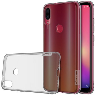 Силиконовый чехол Nillkin Nature TPU Case Серый для Xiaomi Mi Play(3)