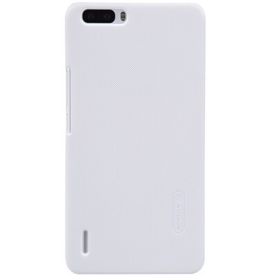 Пластиковый чехол с пленкой Nillkin Super Frosted Shield White для Huawei Honor 6 Plus(1)