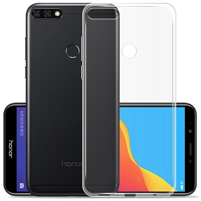 Силиконовый бампер TPU Case 0.6mm прозрачный для Huawei Y7 Prime (2018)\ Honor 7C Pro(1)
