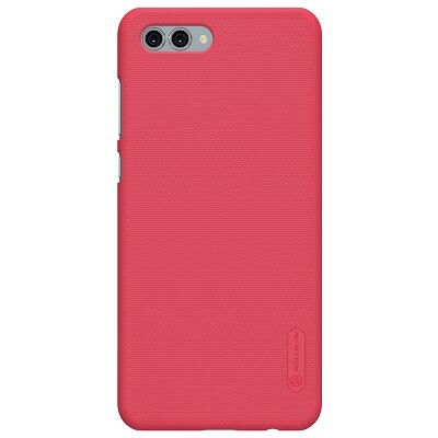 Пластиковый чехол с пленкой Nillkin Super Frosted Shield Red (Красный) для Huawei Nova 2S(1)