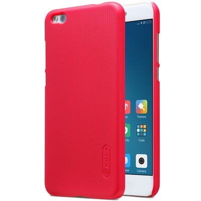 Пластиковый чехол с пленкой Nillkin Super Frosted Shield Red для Xiaomi Mi5C(3)