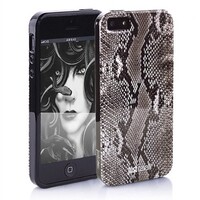 Силиконовый чехол Just Cavalli "PYTHON " Black для Apple iPhone 5/5s/SE