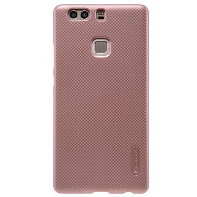 Пластиковый чехол с пленкой Nillkin Super Frosted Shield Rose Gold для Huawei P9 Plus(1)