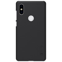 Пластиковый чехол с подставкой Nillkin Super Frosted Shield Черный для Xiaomi Mi MIX 2s