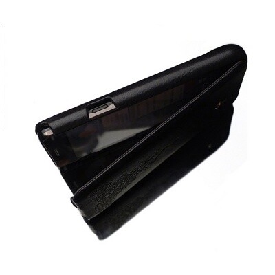Кожаный чехол книга SGP Leather Case GARIZ Black для Samsung i9100 Galaxy S2(3)