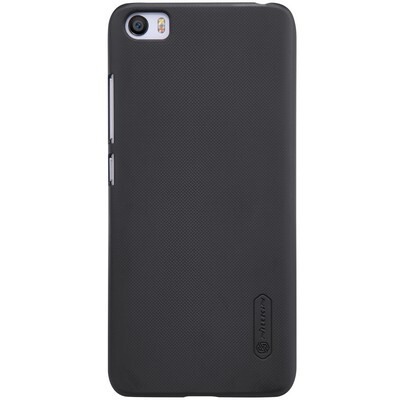 Пластиковый чехол с пленкой Nillkin Super Frosted Shield Black для Xiaomi Mi5(1)