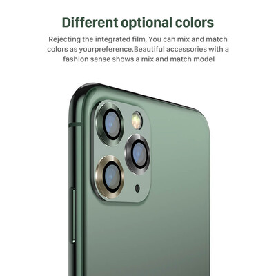 Защитное стекло на камеру Nillkin CLRFilm желтый (2шт) для Apple iPhone 11(5)