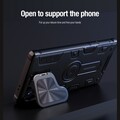 Противоударная-накладка с пластиной MagSafe Nillkin CamShield Armor Prop Magnetic Case Синяя для Samsung Galaxy S24 Ultra(#5)