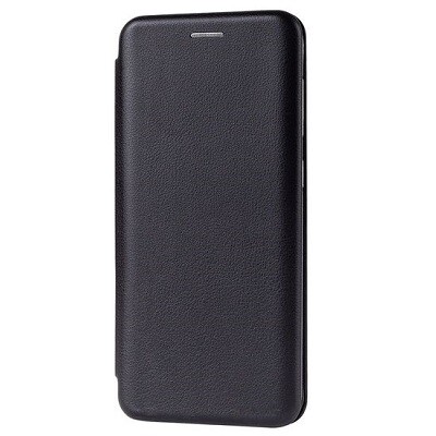 Чехол-книга на основе из силикона Book Case New 3D черный для Samsung Galaxy A32(1)