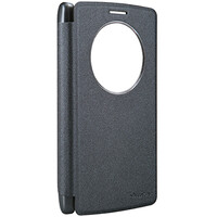 Полиуретановый чехол Nillkin Sparkle Leather Case Black  для LG G3 Stylus D690