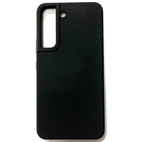 Силиконовый чехол Silicone Case с логотипом черный для Samsung Galaxy S22